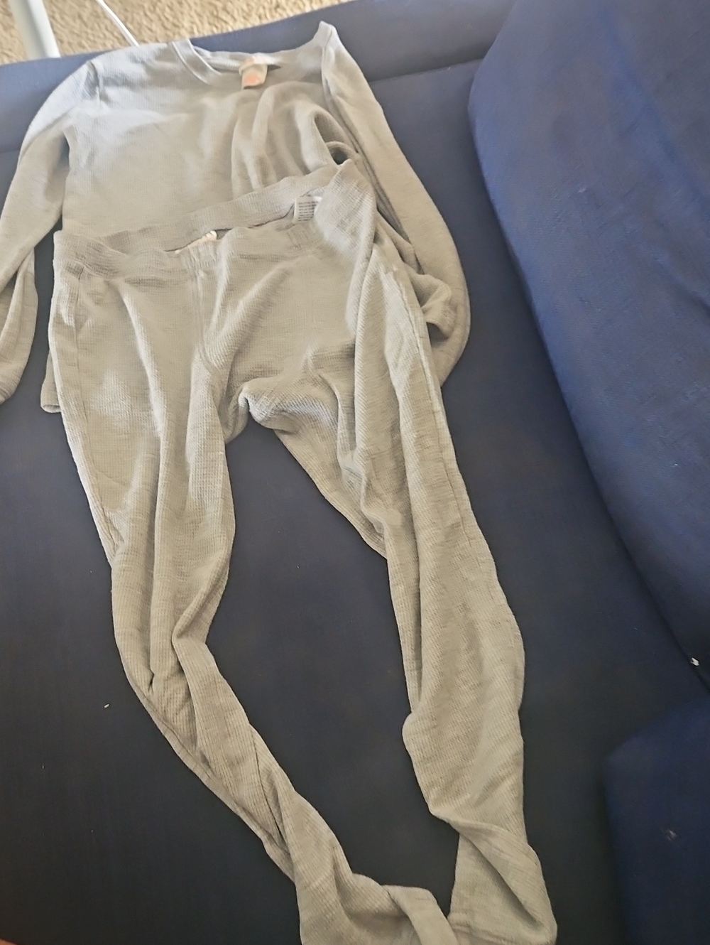 Cat & Jack Ribbed Thermal Leggings in Grey